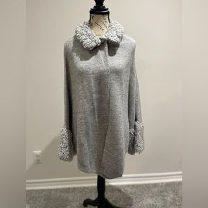 Grey Oversize sweater jacket. Never worn!